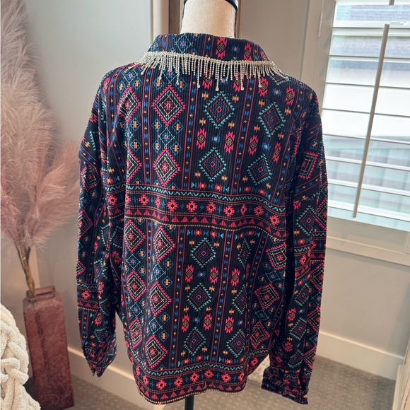 Women’s Western/Boho Savanna Jane Rhinestone jacket size 2x - Picture 4 of 6